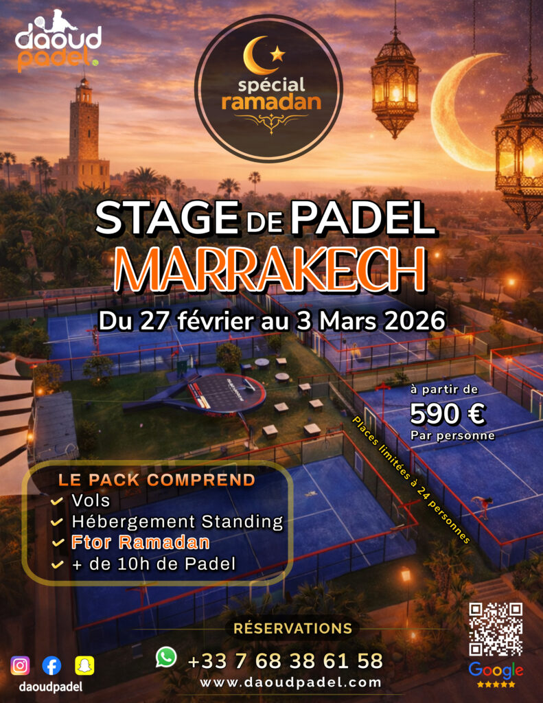Stage Padel à Marrakech