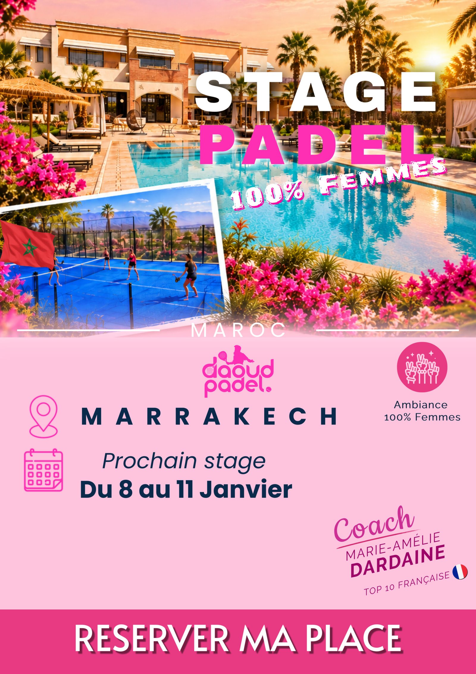 carte marrakech padel femmes