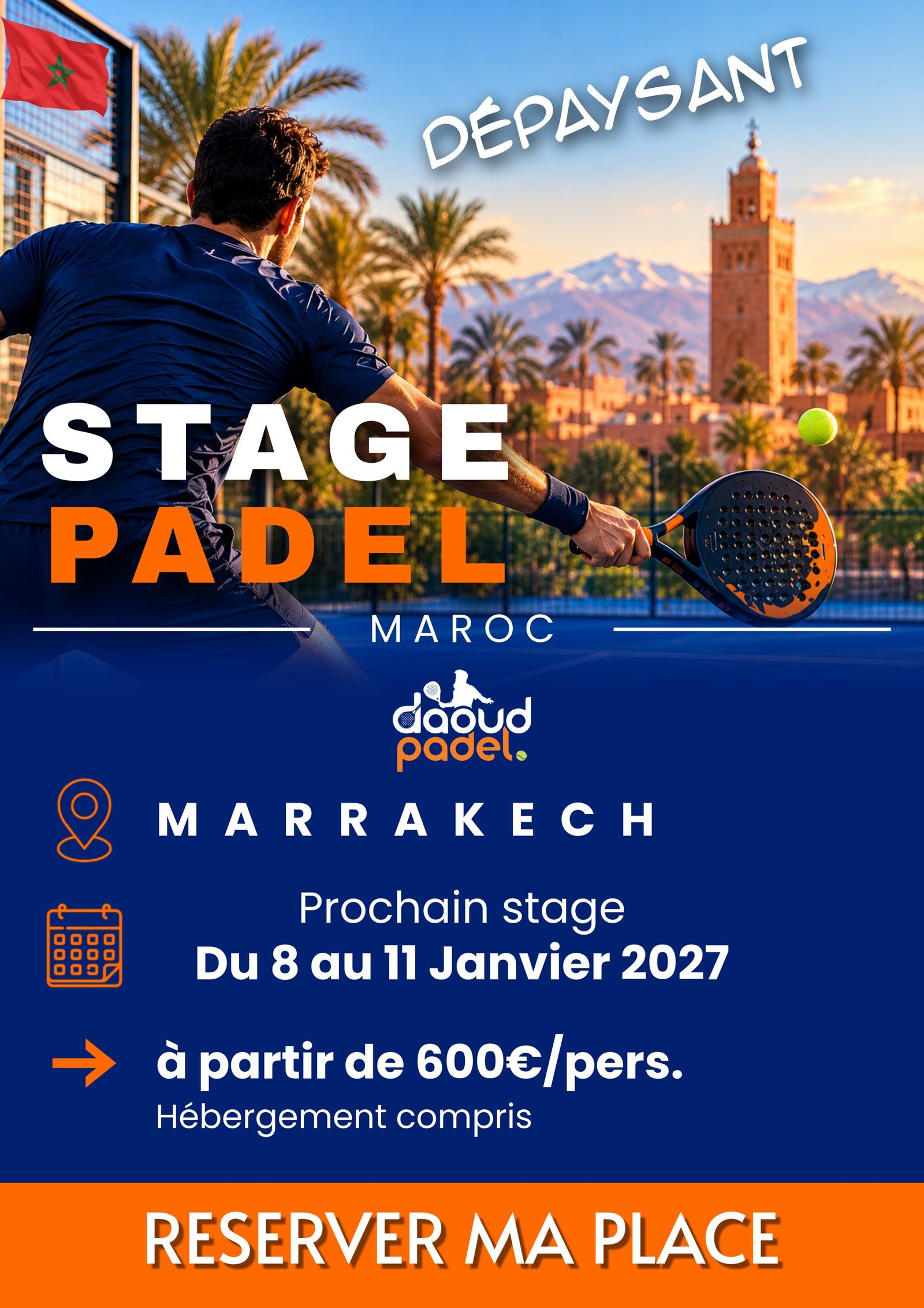 carte marrakech padel janvier